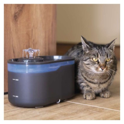 Vodní fontána Pet Care, 2,6 l, šedá