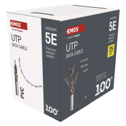 Datový kabel UTP 5E, 100m, 100 m