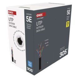 Datový kabel UTP 5E, outdoor, 305m, 305 m