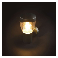 LED zahradní nástěnné svítidlo, 16,4 x 12 x 23 cm, 1 x E27, 15 W
