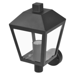 LED zahradní nástěnné svítidlo, 19,8 x 15 x 27,8 cm, 1 x E27, 15 W