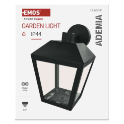 LED zahradní nástěnné svítidlo, 18 x 15 x 24,5 cm, 1 x E27, 15 W