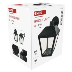 LED zahradní nástěnné svítidlo, 18 x 15 x 24,5 cm, 1 x E27, 15 W