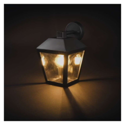 LED zahradní nástěnné svítidlo, 18 x 15 x 24,5 cm, 1 x E27, 15 W