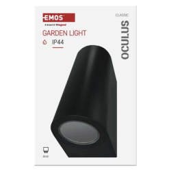 LED zahradní nástěnné svítidlo, 8,8 x 6,7 x 15,3 cm, 2 x GU10, 35 W