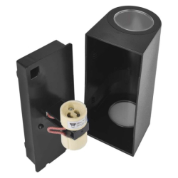 LED zahradní nástěnné svítidlo, 8,8 x 6,7 x 15,3 cm, 2 x GU10, 35 W