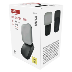 LED zahradní nástěnné svítidlo, 12 x 12 x 20 cm, 12,5 W, teplá bílá