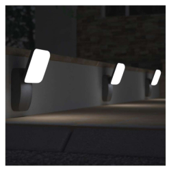 LED zahradní nástěnné svítidlo, 12 x 12 x 20 cm, 12,5 W, teplá bílá