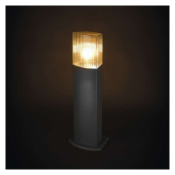 LED zahradní sloupkové svítidlo, 15,3 x 13,3 x 45 cm, 1 x E27, 25 W