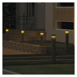 LED zahradní sloupkové svítidlo, 15,3 x 13,3 x 45 cm, 1 x E27, 25 W