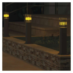 LED zahradní sloupkové svítidlo, 15,3 x 13,3 x 45 cm, 1 x E27, 25 W