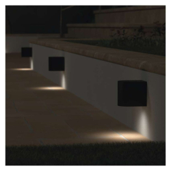 LED zahradní nástěnné svítidlo, 8,8 x 6,7 x 8 cm, 1 x GU10, 35 W