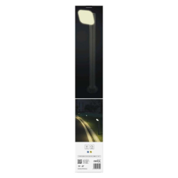 LED zahradní sloupkové svítidlo, 12 x 12 x 80 cm, 12,5 W, teplá bílá