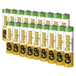GP alkalická baterie SUPER AAA (LR03), 18 ks, 18 ks