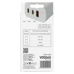 Univerzální USB adaptér GaN do sítě PD 65 W max.