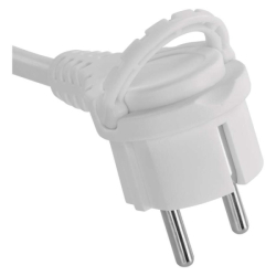 Prodlužovací kabel 1,4 m / 2 zásuvky+2×USB-A+1×USB-C  / bílý / PVC / 1,5 mm2