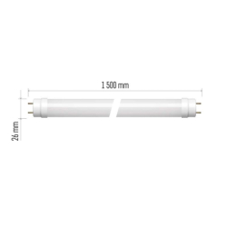 LED zářivka T8 24 W 120 cm neutrální bílá, 25 ks