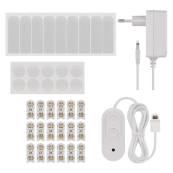GoSmart LED svítidlo Lines bílé, 9 dílů, 34 W, RGB, stmívatelné, WiFi