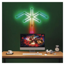 GoSmart LED svítidlo Lines bílé, 9 dílů, 34 W, RGB, stmívatelné, WiFi