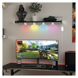 GoSmart LED bodové svítidlo - řetěz 85 cm, 4 díly, 7 W, RGBIC+CCT, stmívatelné, WiFi