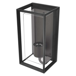 LED zahradní nástěnné svítidlo s čidlem soumraku MALVA, 13 × 12 × 28 cm, 1 × E27, 15 W