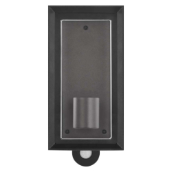 LED zahradní nástěnné svítidlo s čidlem soumraku MALVA, 13 × 12 × 28 cm, 1 × E27, 15 W