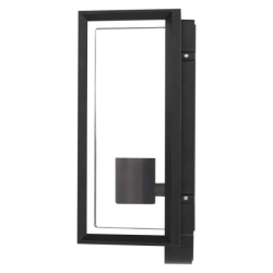 LED zahradní nástěnné svítidlo s čidlem soumraku MALVA, 13 × 12 × 28 cm, 1 × E27, 15 W
