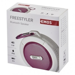 Bluetooth reproduktor EMOS FREESTYLER, růžový