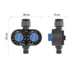 Mechanické zavlažovací hodiny, 1 výstup