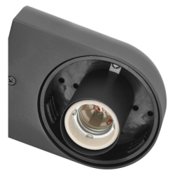 LED zahradní nástěnné svítidlo CASSIA, 12,6 × 9,5 × 22,2 cm, 1 × E27, 15 W