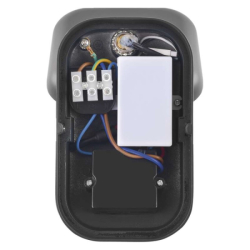 LED zahradní nástěnné svítidlo s čidlem soumraku NIKA, 12 × 12 × 20 cm, 12,8 W, teplá bílá