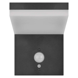 LED zahradní solární nástěnné svítidlo s čidlem soumraku, VEREA, 10,7 × 15,4 × 13 cm