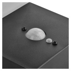 LED zahradní solární nástěnné svítidlo s čidlem soumraku, VEREA, 10,7 × 15,4 × 13 cm
