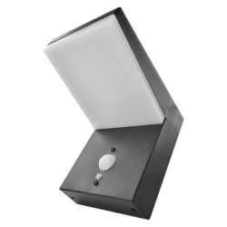 LED zahradní solární nástěnné svítidlo s čidlem soumraku, VEREA, 10,7 × 15,4 × 13 cm