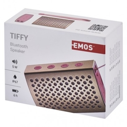 Bluetooth reproduktor EMOS TIFFY, růžový