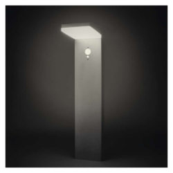 LED zahradní solární sloupkové svítidlo s čidlem soumraku, VEREA, 10,7 × 15,4 × 50 cm