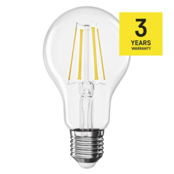 LED žárovka Filament A60 / E27 / 5,9 W (60 W) / 806 lm / Neutrální bílá, 3 ks