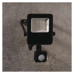 LED reflektor VISIO s pohybovým čidlem, 10 W, černý, neutrální bílá