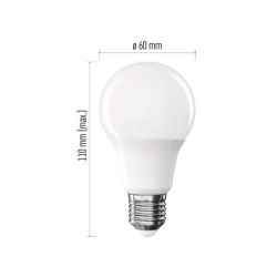 LED žárovka Basic A60 / E27 / 8,8 W (60 W) / 806 lm / teplá bílá, 3 ks