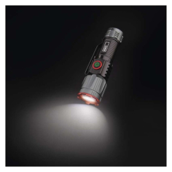 LED nabíjecí kovová svítilna 300 lm, 700 mAh