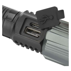 LED nabíjecí kovová svítilna 1200 lm, 2200 mAh