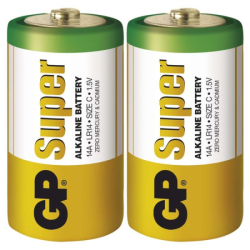 Alkalická baterie GP Super C (LR14), 2 ks, 2 ks