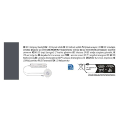 Nouzové svítidlo ORSU 1W 130lm 3h MT