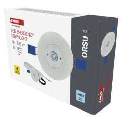 Nouzové svítidlo ORSU 2W 300lm 3h MT