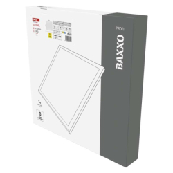 LED panel BAXXO 60×60, čtvercový přisazený bílý, 36W neutr. bílá