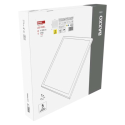 LED panel BAXXO 60×60, čtvercový přisazený bílý, 36W neutr. bílá
