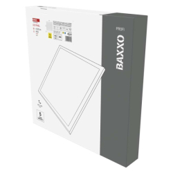 LED panel BAXXO 60×60, čtvercový přisazený bílý, 36W neutr. bílá UGR