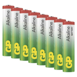 Alkalická baterie GP Alkaline AAA (LR03), 8 ks, 8 ks