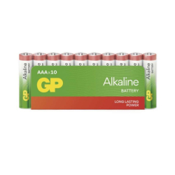 Alkalická baterie GP Alkaline AAA (LR03), 10 ks, 10 ks
