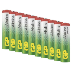 Alkalická baterie GP Alkaline AAA (LR03), 10 ks, 10 ks